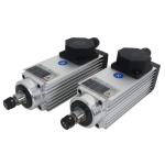 750w 12000rpm Air Cooled Spindle Motor with Inverter Drive and Maximum Torque of