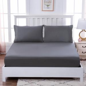 China Hypoallergenic Cotton Bed Sheet Set All Season Sustainable Bed Linen Soft Luxury Sateen Feel factory