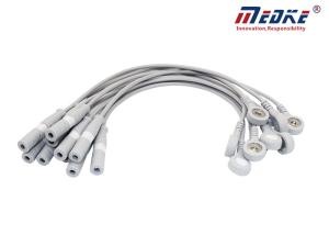China AHA IEC 0.3M Adult Snap Banana Ecg Electrodes Wire factory