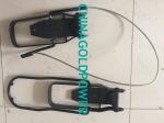Black Powder Metal Fence Accessories Adjustable Gate Closer Corrosion Resistant