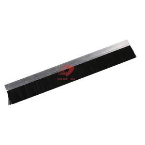 China Door Sealing Furniture Dusting Black Bristle Strip Brush PP Nylon factory