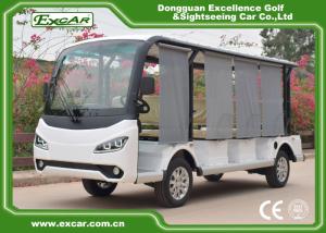China Multi - Purpose Electric Sightseeing Bus Black 11 And 3 Seater factory