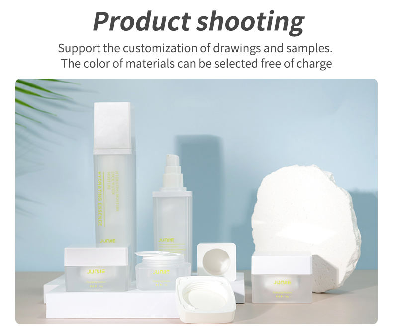120ml Acrylic Bottles Empty Plastic Essence Water Bottle With Plastic Cap Accepts Logo Printing
