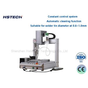 China 4 Axis Desktop Soldering Robot 360 Degree with Cleaning Function factory