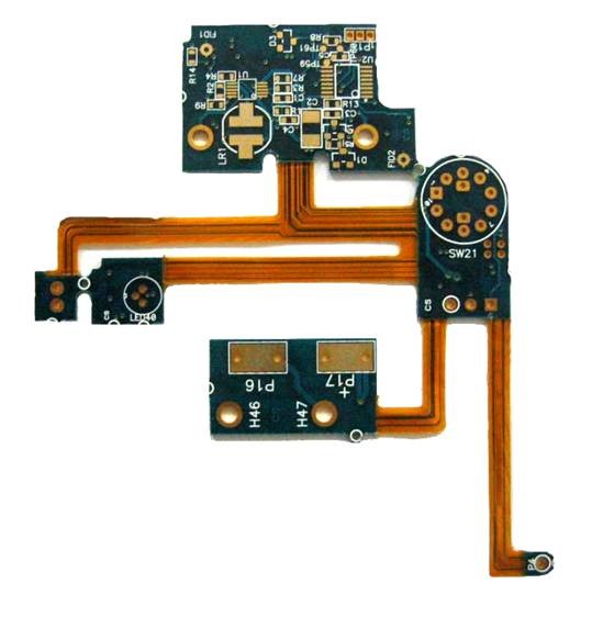 Customized 1 oz Copper Rigid Flex PCB 4 Layer Circuit Board , Rigid Flex