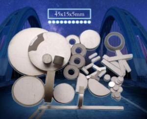 China Ring / Round / Rectangle Shape P4 P8 Material Piezo Ceramics Piezo Electric Ceramic factory