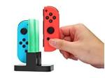 5V 1A 4 In 1 Charging Stand , Nintendo Switch Charger Station Joy Con Controller