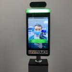 8inch Floor Stand Wifi Smart face temperature machine Measuring Terminal Door