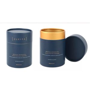 Customization Cosmetic Paper Packaging Tubes Cylinder Cardboard Container