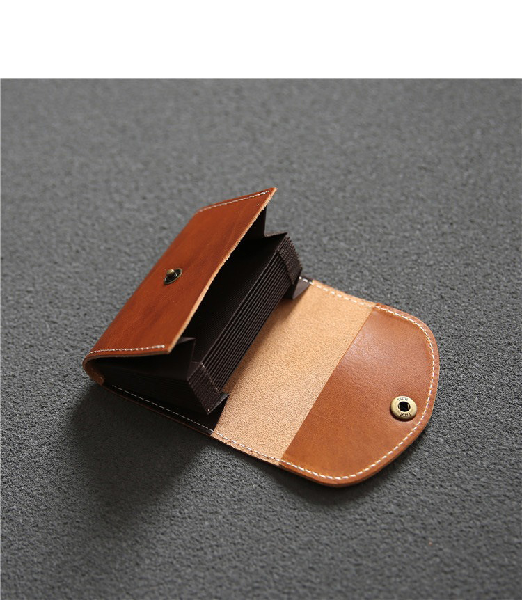 First-Layer Cowhide Buckle Wallet Men's Genuine Leather All-in-One Bag with Large Capacity
