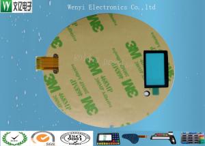 China High Glossy Metal Dome Backlight Membrane Switch With Aluminum Backplate factory