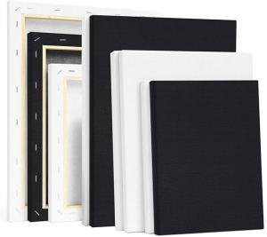 China Custom Size Linen Cotton Stretched Canvas With Wood Frame Art Supplies For Painting factory