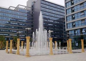 China Mexico Musical Dancing Dry Deck Fountain With Modern DMX 512 System LED Lights factory
