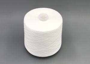 China 50S/2 Plastic Cone White Industrial Sewing Polyester Machine Embroidery Thread factory