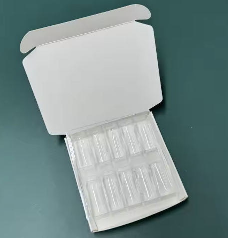 Custom Printed White Vial Packaging Box for 10pcs 2ml 3ml Bottles