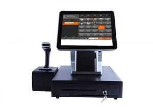China 15 Inch Touch Screen Register For Restaurant All In One High Definition Brightness factory