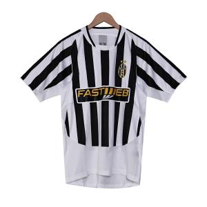 China Juventus 2003 Home Retro Custom Football Jerseys Piero Era Zebra Symbolizes Faith factory