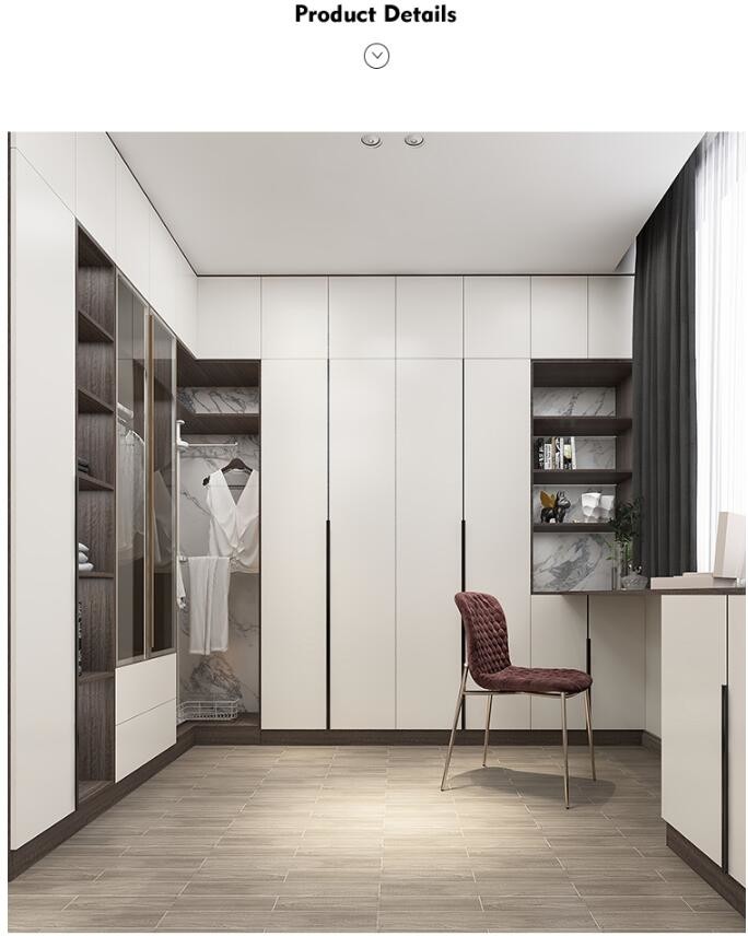 2500mm Master Bedroom Closet Designs High Swing Door Cabinet With Mirror And Drawers
