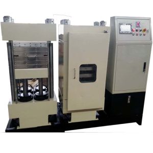 China 2 towers 6 daylights for each tower 4 small cylinders for each cylinder Aluminum alloy lamination template, PLC controlle designed for RFID INLAY factory