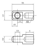 10A-2 Pneumatic Air Cylinder ISO Bore Φ125, Φ160, Φ200, Φ250 Heavy Big Cylinder