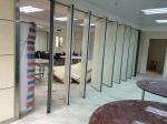 Aluminium Folding Partition Walls , Exhibition Hall Soundproof Acoustic Wall