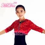 Sequins Hoodies Hip Hop Dance Costumes Jacket Street Dance Costumes Performance