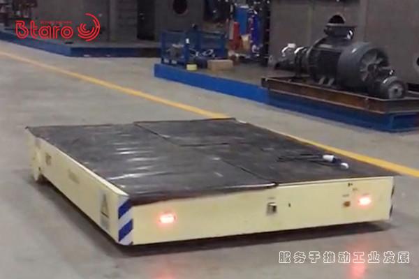Heavy Loading 10Ton Automated Guided Carts Battery Powered Transfer Cart