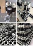 2" Round Head Wire Buckle Rubber Expansion Joint Pipe Compensator Silicone White
