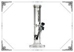 PHOENIX STAR 9MM Glass Bongs Straight Tube Smoking Water Pipe