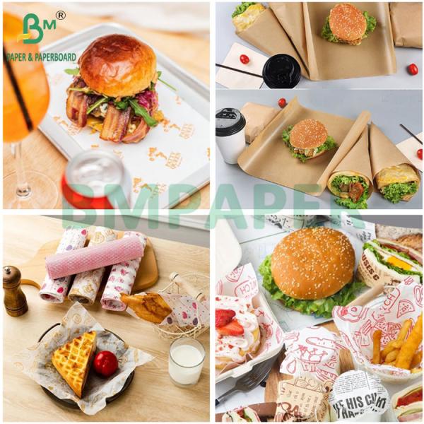 Kit 5 Kit 7 Oilproof Greaseproof Paper Fast Food Wrap Hamburger Paper Roll Kit 5 Kit 7 Oilproof Greaseproof Paper Fast Food Wrap Hamburger Paper Roll