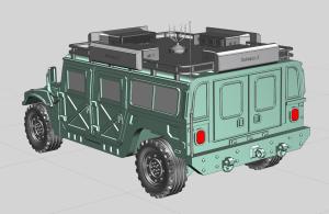 China Military Standard Vehicle Mounted Jammer with 200m Jamming distance factory
