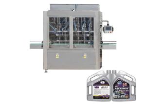 China High Speed Automated Bottle Filling Machine Anti Drop Jerrycan Oil Bottling factory
