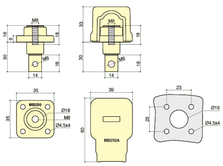 PowerSyntax High Current 250A Li Ion Connector Part No MB250BSB