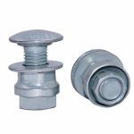 Multi-application Q235 Q345 Crowd Control Stanchion For Metal Steel Highway