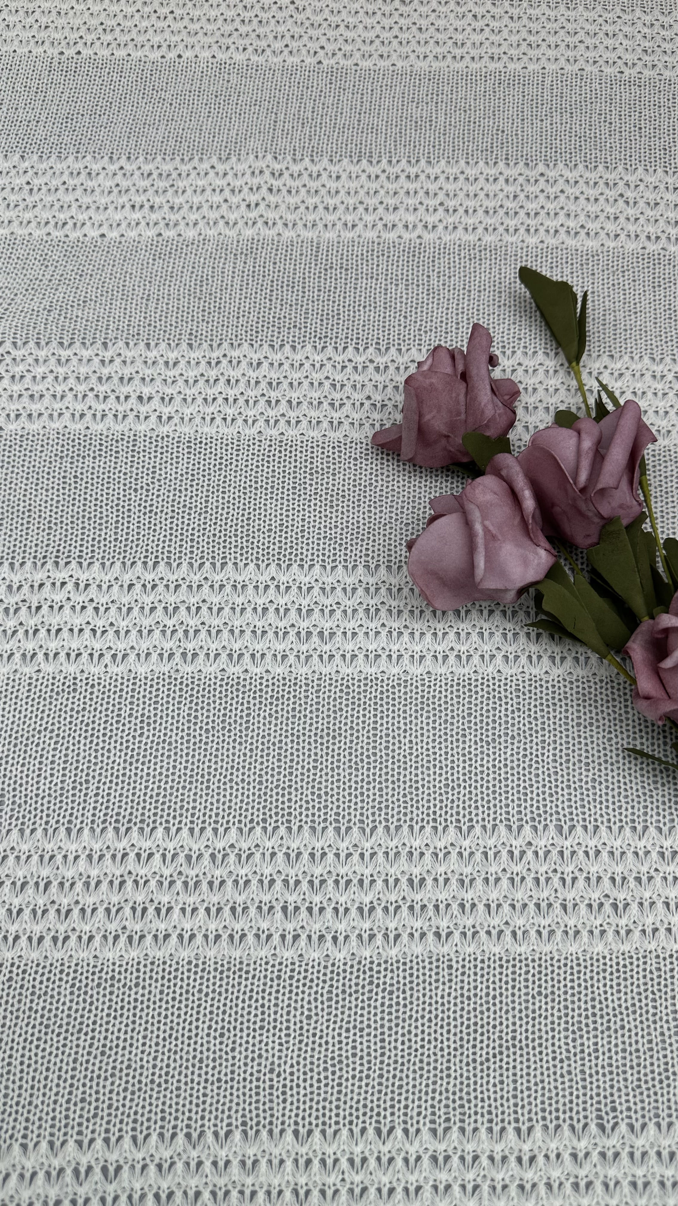 2025 Stretch Lace Fabric for Dressed and Apparel Tulle Soft Strip-type Pattern by the Yard