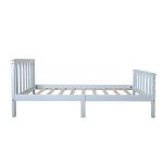 OEM Wooden Slat Bed Frame Single Size Frame Customizable Dimensions