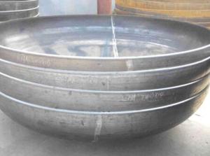 China Overlay Clad Flat Dished Head Mild Steel Dished End Customized factory