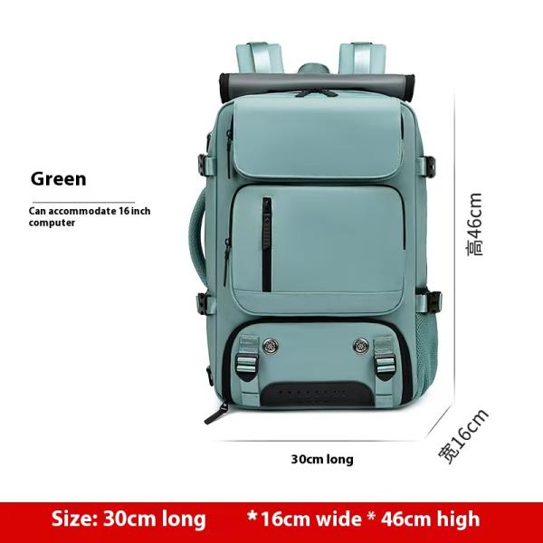 Ultralight Unisex Travel Backpack Geometric Pattern Handheld to Backpack Convertible Zipper Hasp Closure Massive Storage
