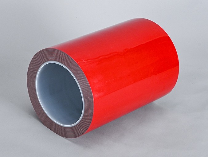 Heat-Resistant Red Film Gray Acrylic Double-Sided Adhesive Waterproofing