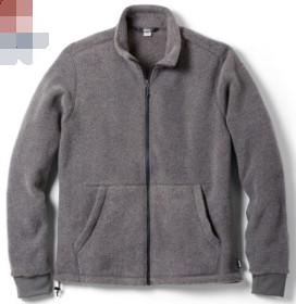 China Windproof Mens Polar Fleece Jacket , Yarn Dyed Mens Fleece Lined Coat factory