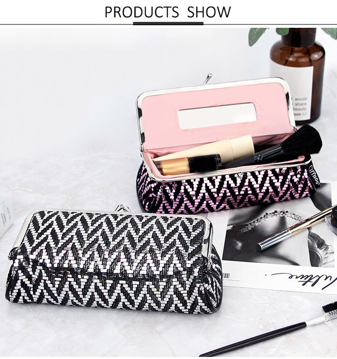 Ladies Water Resistant Polyester Cosmetic Makeup Bag