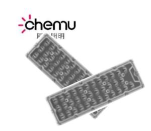 China 274x92mm 5050 LED Street Light Lens 70W Optical Grade PC Material factory