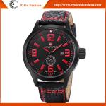Oversize Big Wristwatch Low MOQ China Watch Supplier Genuine Cow Leather Watch