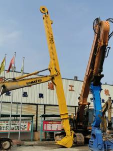 China 0.4cbm 12t Overlength Excavator Telescoping Boom for streets construction factory