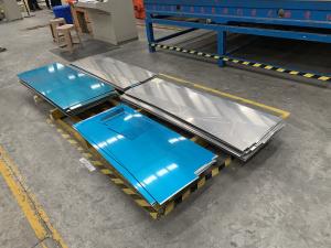 China 14 Gauge 1050 Grade Aluminum 4x8 Sheet Slit Edge factory