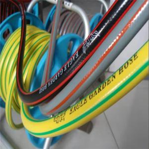 China Flexible Fiber Braided Reinforced PVC Garden Pipe Plant Flexible PVC Garden Hose for Water Irrigation factory