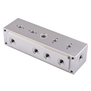 Precision CNC Hydraulic Manifold Block for Offshore Drilling