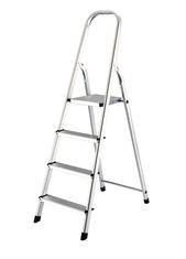 China Outdoor Aluminum Step Ladder 4 Steps Aluminum Folding Step Stool factory
