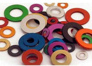China M2 M3 M4 M5 M6 M8 Black Silver Red Blue Orange Color Anodizing Flat Aluminum Washer factory