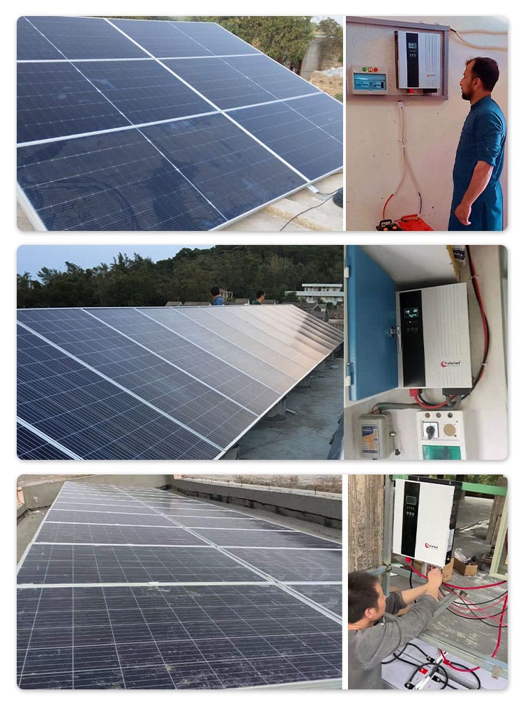 off grid solar inverter without battery project case